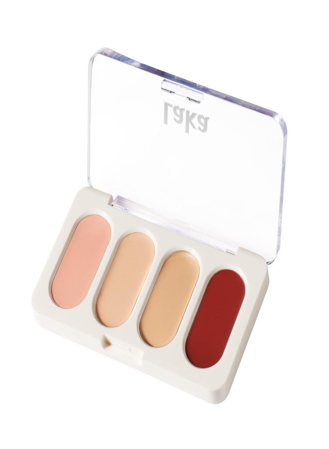 لاكا مصحح لون البشرة LAKA Skin4، 4.8 غ/0.16 أونصة، باليت لتصحيح اللون، كونسيلر مرطب يدوم طويلاً لإخفاء تغير اللون، نباتي، منتج تجميل كوري (#02 عبوة صحية) - Image 1